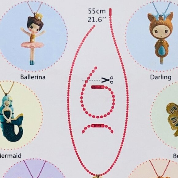 Djeco Lovely Charms Necklace Pony New in Box - Picture 9 of 11